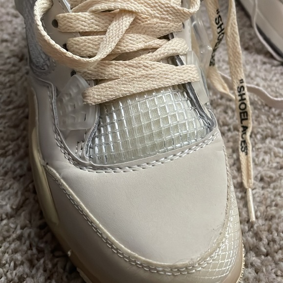 Jordan 4 off whites - Picture 6 of 7
